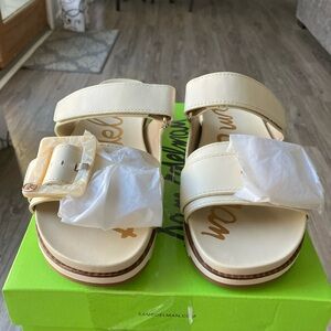 Sam Edelman Adrianna Sport Sandals Women’s Size 8 M Ivory NEW In Original Box